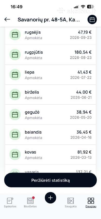 Išnuomojamas 1 kambari butas Kaune netoli centro. - nuotraukos Nr. 20
