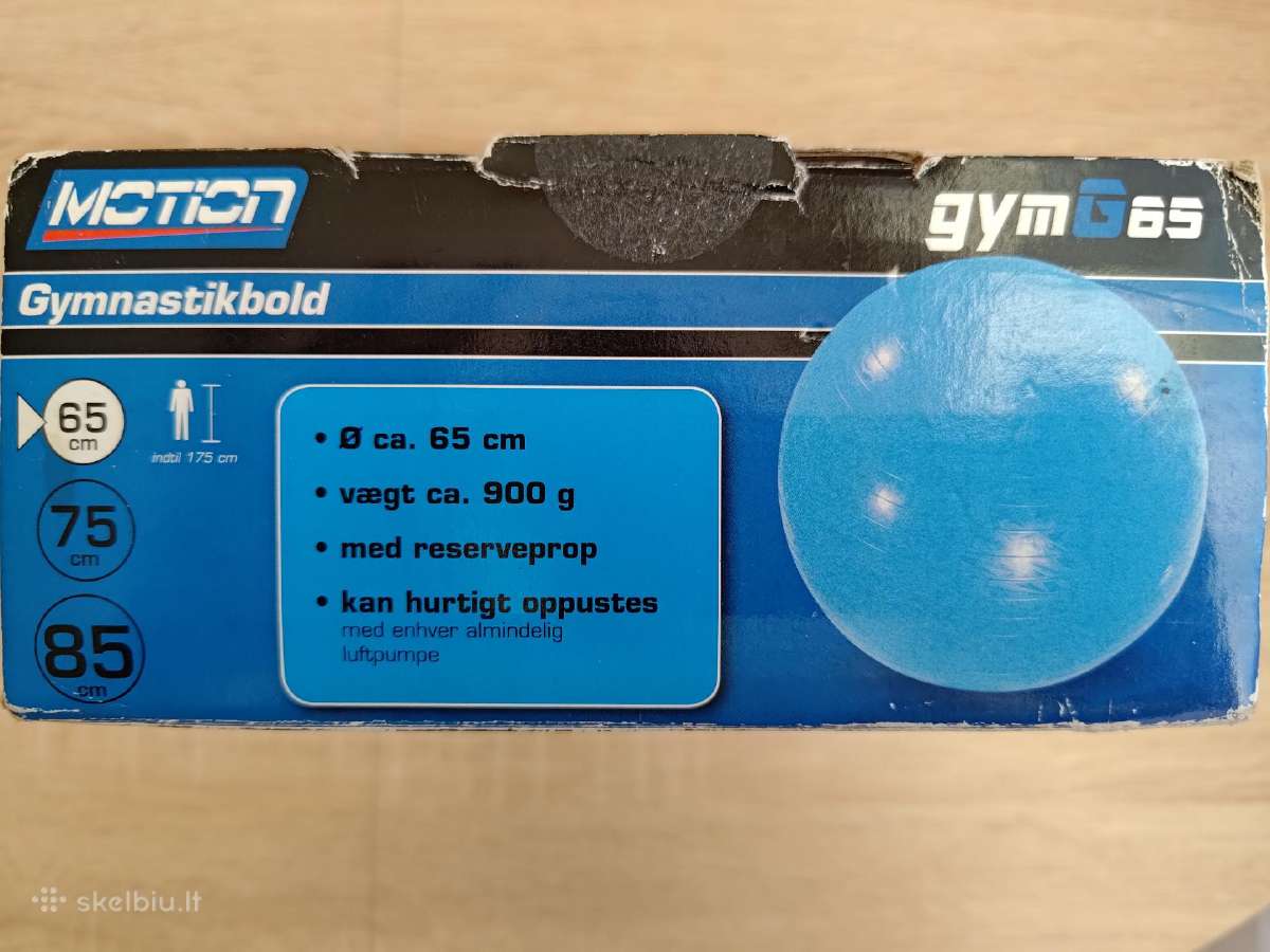 Naujas gimnastikos kamuolys 65 cm(motion/voketija) - nuotraukos Nr. 3