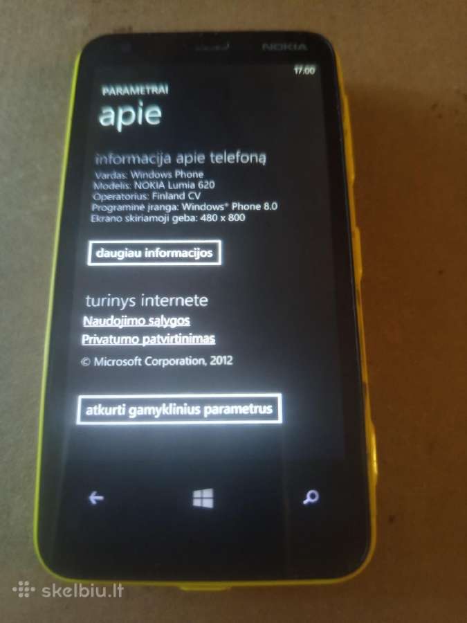 Nokia Lumia 900 Lumia 620 - nuotraukos Nr. 5