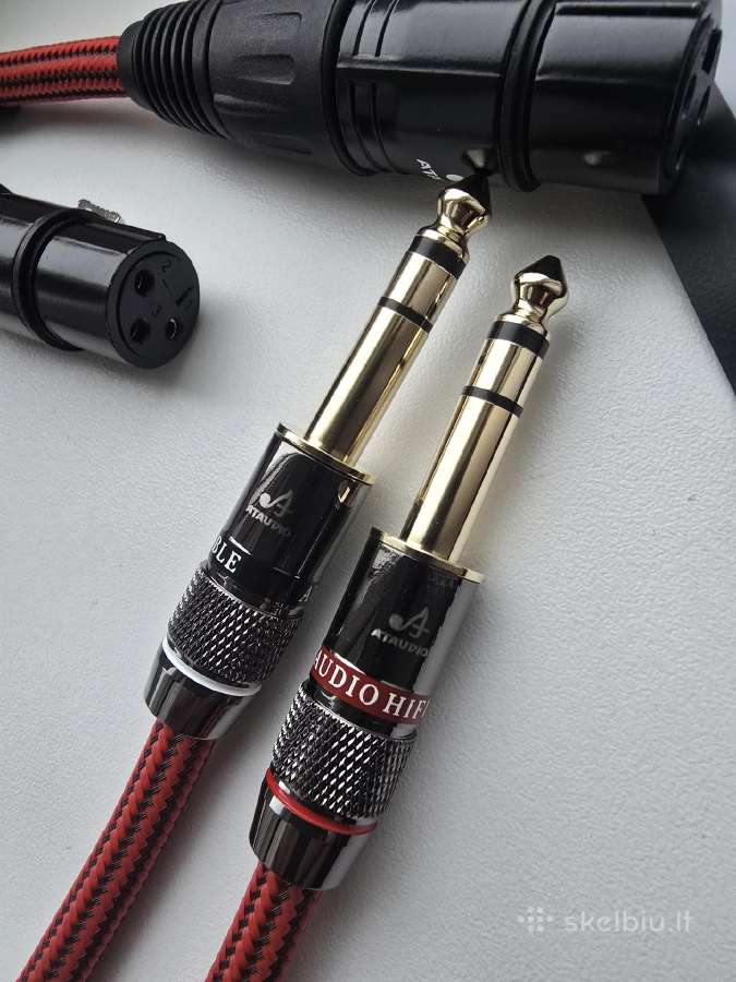 Balansinis garso kabelis Xlr – 6,35 mm Jack - nuotraukos Nr. 3