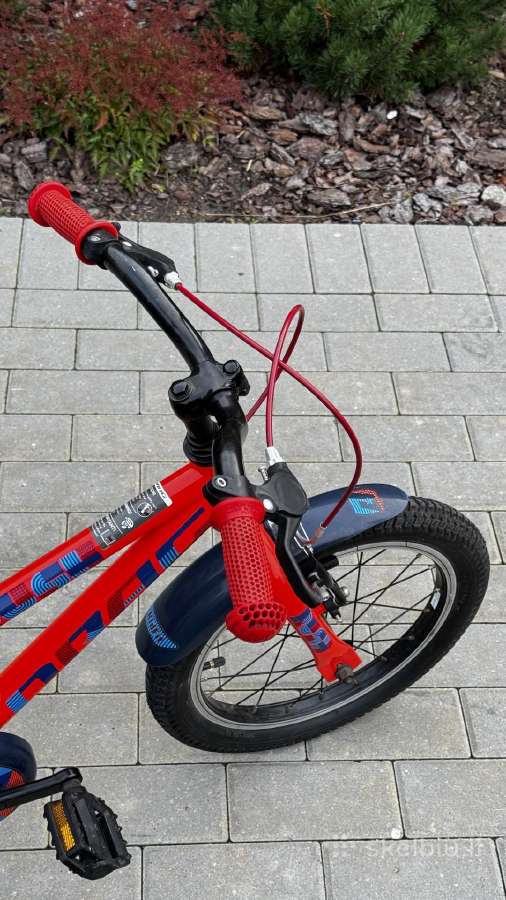 Vaikiškas dviratis Drag rush 16 red - nuotraukos Nr. 6