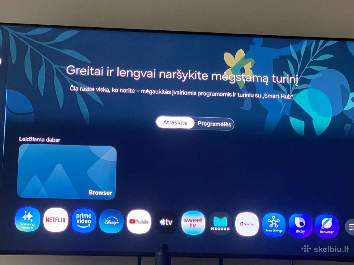 Samsung Qled 4k - nuotraukos Nr. 2