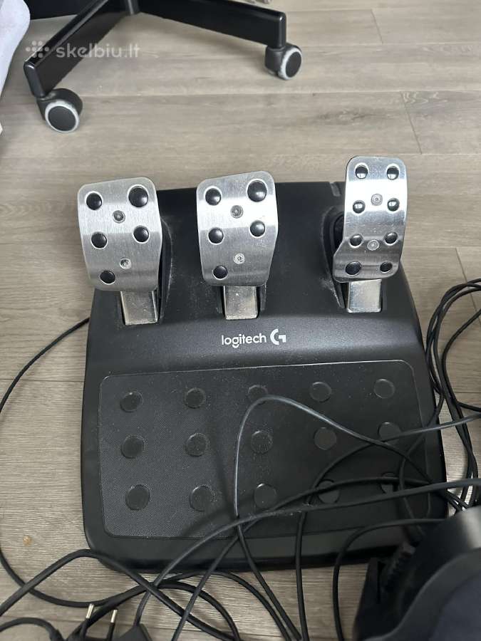 Logitech žaidimų vairas g29 - nuotraukos Nr. 4