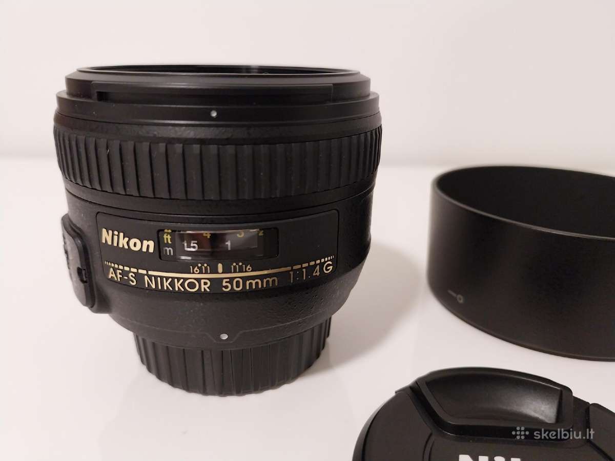 Parduodu Nikon Af-s Nikkor 50mm f/1.4G objektyvą - nuotraukos Nr. 3