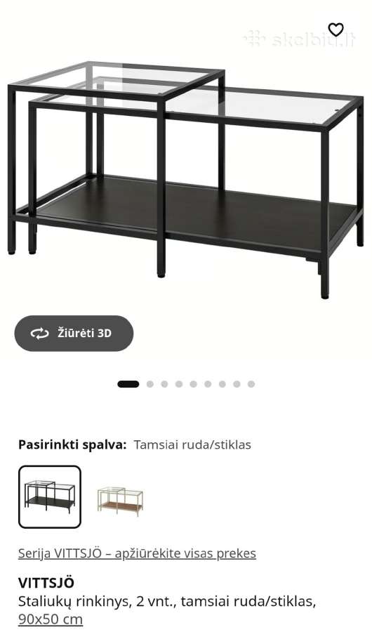 Vittsjö kavos staliukas - nuotraukos Nr. 3