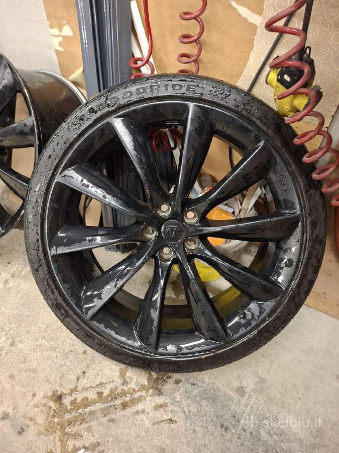 Tesla model X 22"ratlankiai su padangomis - nuotraukos Nr. 2