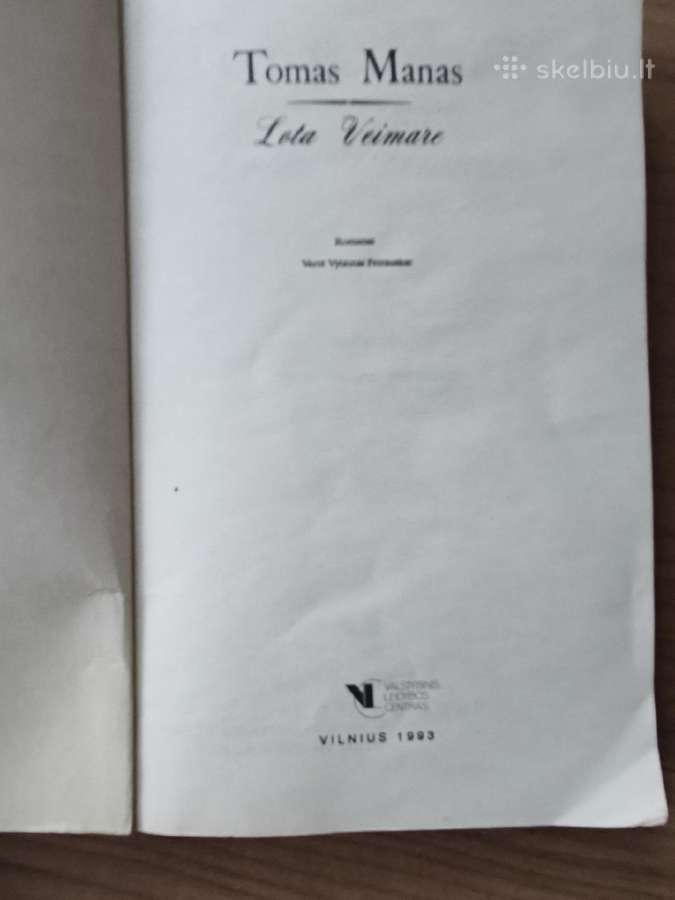 Tomas Manas "Lota Veimare" - nuotraukos Nr. 6
