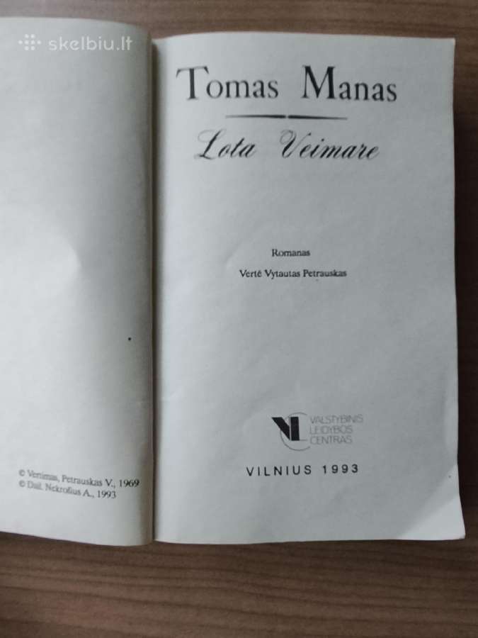 Tomas Manas "Lota Veimare" - nuotraukos Nr. 7