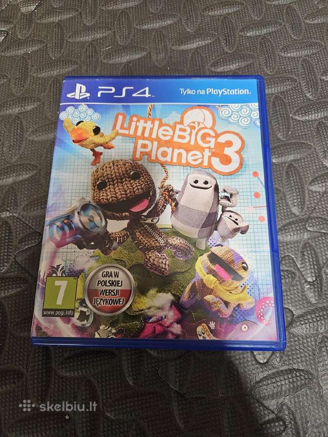 Ps4 1tb su Little Big Planet 3 žaidimu - nuotraukos Nr. 2