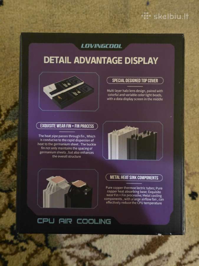 Cpu aušintuvas naujas - nuotraukos Nr. 2