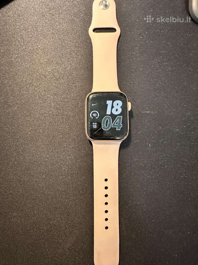 Apple Watch Series 5 (GPS, 44 mm, Gold) - nuotraukos Nr. 12