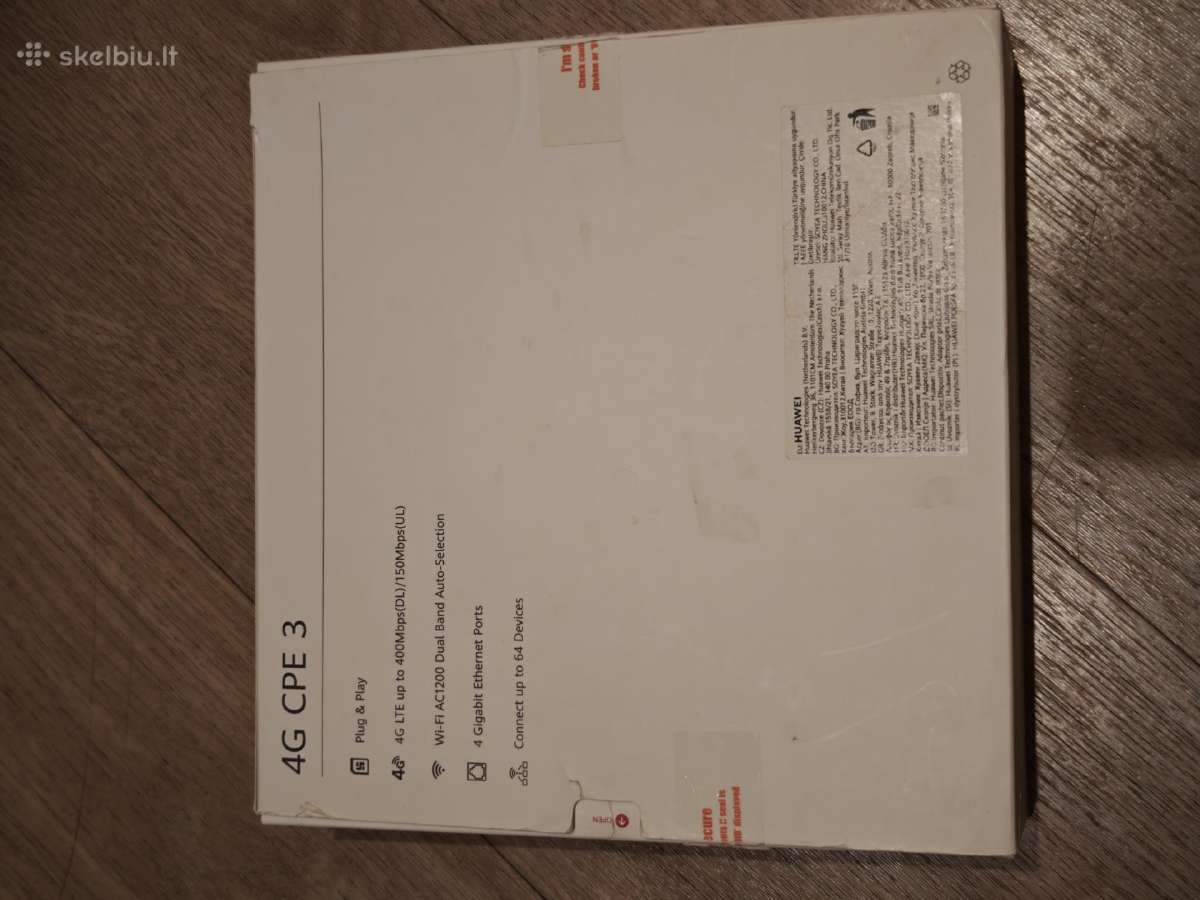 4G Lte Wi-fi maršrutizatorius Huawei B535-333 - nuotraukos Nr. 2