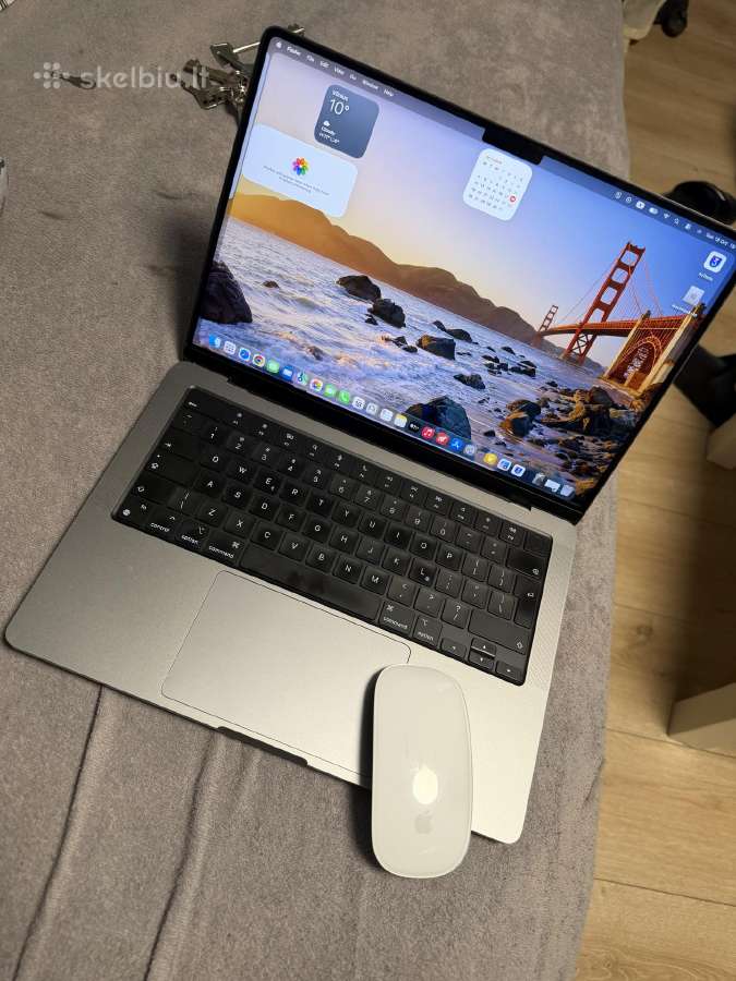 Apple MacBook Pro 14 M1 Pro 16 GB RAM 512 GB - nuotraukos Nr. 2