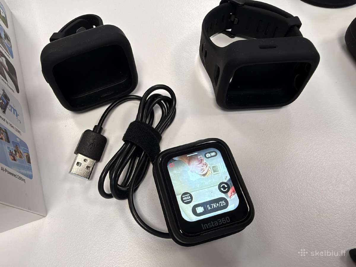 Parduodama Insta360 X4 8k 360 kamera su GPS Previ - nuotraukos Nr. 5