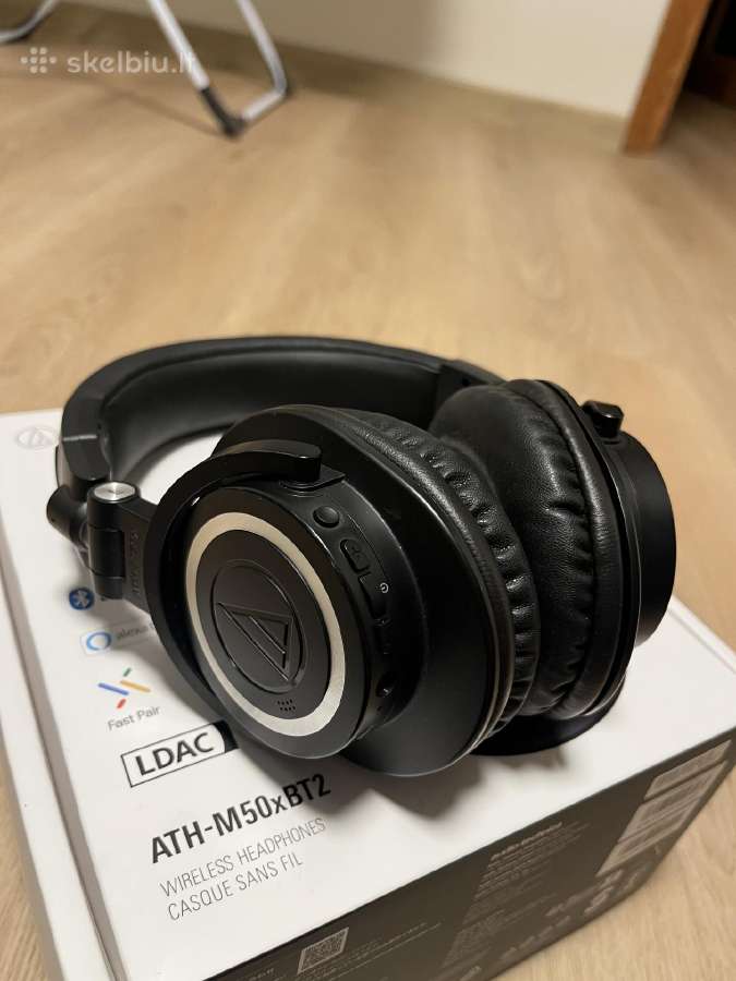 Mažai naudotos Audio-technica Ath-m50xbt2 ausinės - nuotraukos Nr. 3