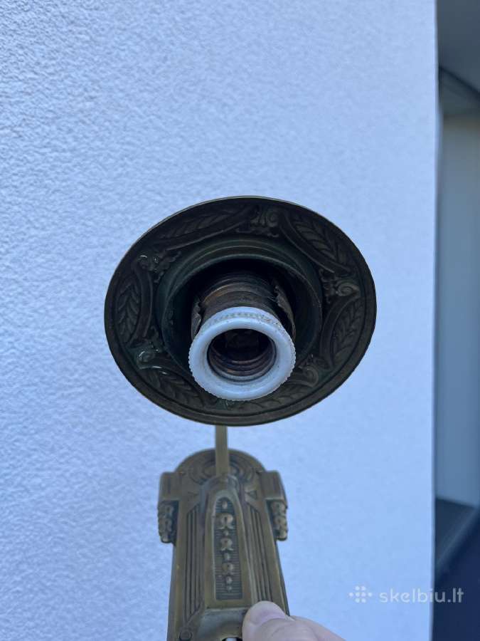 Lempa antikvarinė art deco - nuotraukos Nr. 2