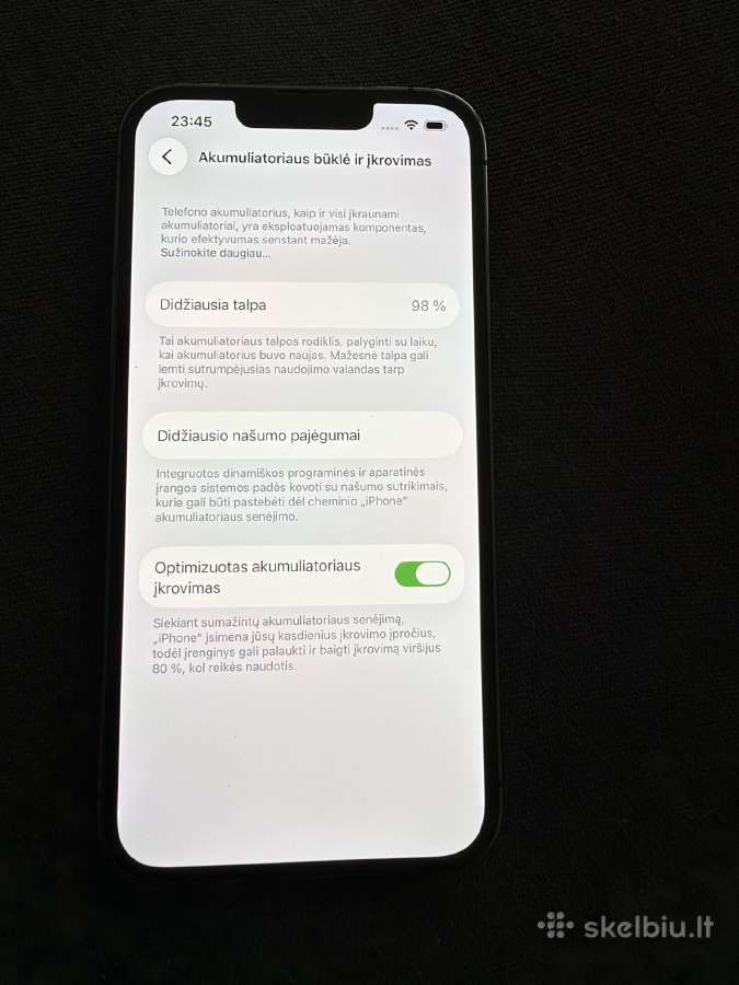 iPhone 13 pro 128 GB graphite - nuotraukos Nr. 9