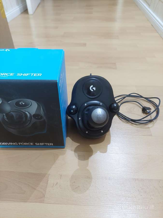 Logitech G923 vairas, pedalai ir pavarų svirtis - nuotraukos Nr. 3