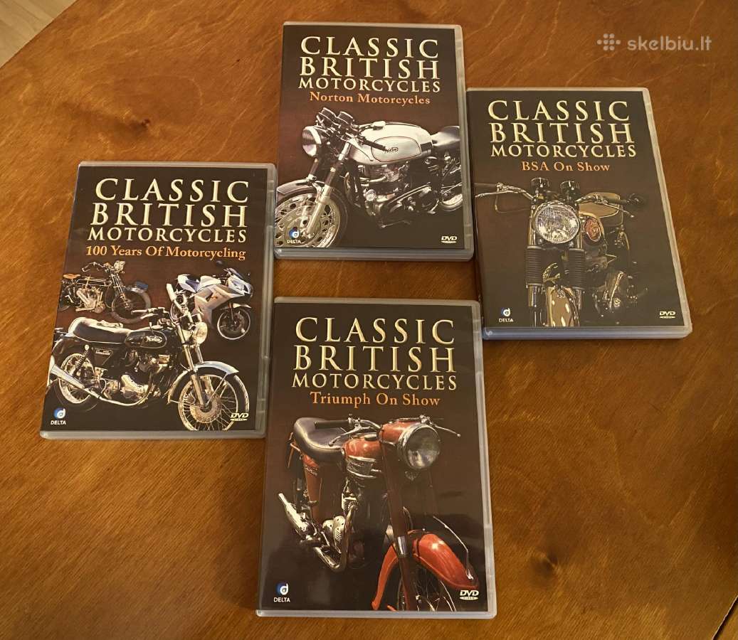 4 Dvd diskų rinkinys apie britų motociklų titanus - nuotraukos Nr. 2