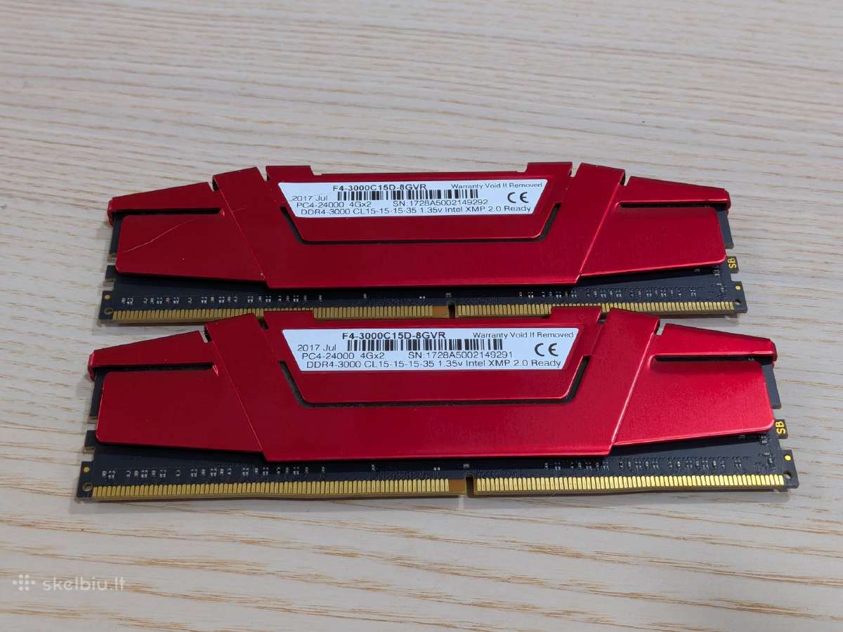 G.skill Ripjaws Ddr4 8gb - nuotraukos Nr. 2