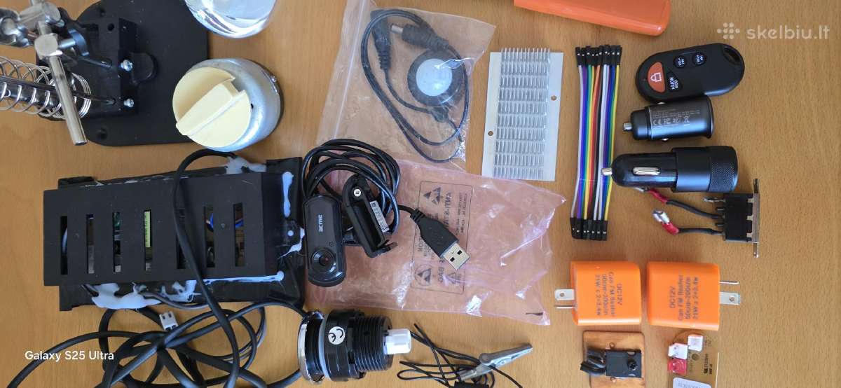 Elektronikos įrankių ir detalių rinkinys - nuotraukos Nr. 8