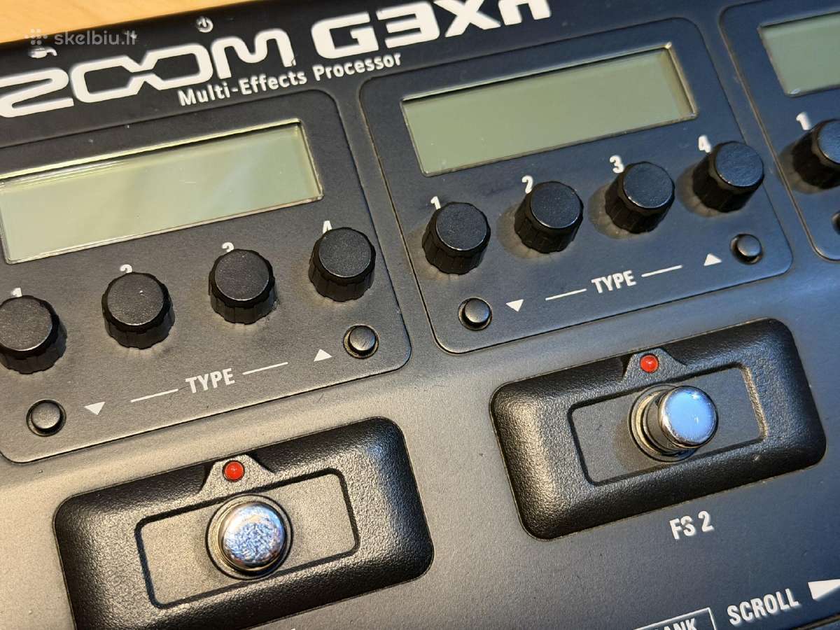 Parduodu Zoom G3xn gitaros efektų procesorių - nuotraukos Nr. 3
