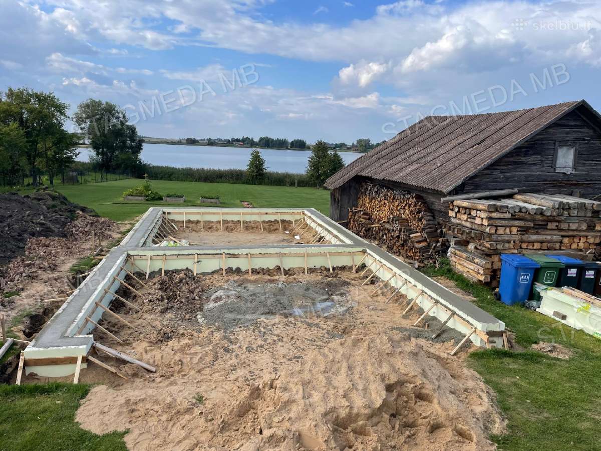 Pamatų Liejimas, Pamatų Įrengimas, Cfa Poliai - nuotraukos Nr. 5