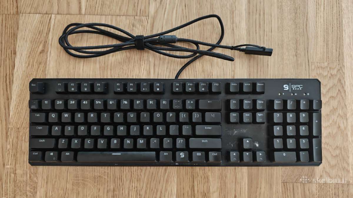 Spc Gear Gk540 browklaviatūra + pudding keycaps - nuotraukos Nr. 3