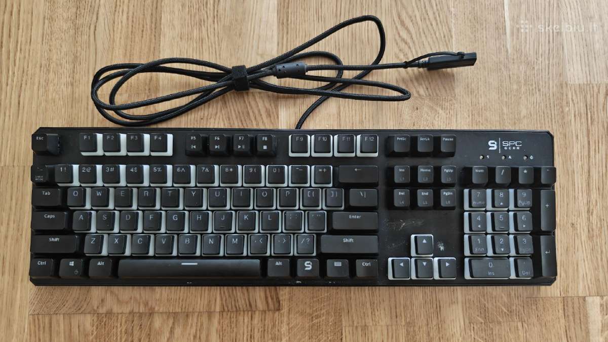 Spc Gear Gk540 browklaviatūra + pudding keycaps - nuotraukos Nr. 4