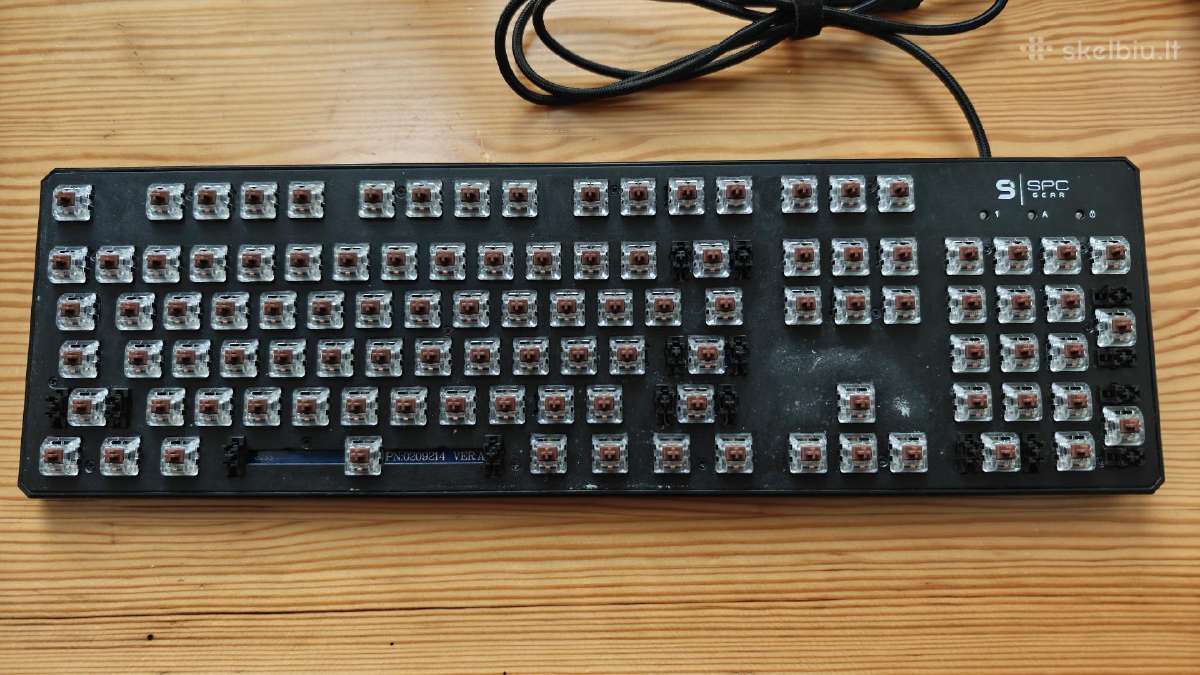 Spc Gear Gk540 browklaviatūra + pudding keycaps - nuotraukos Nr. 6