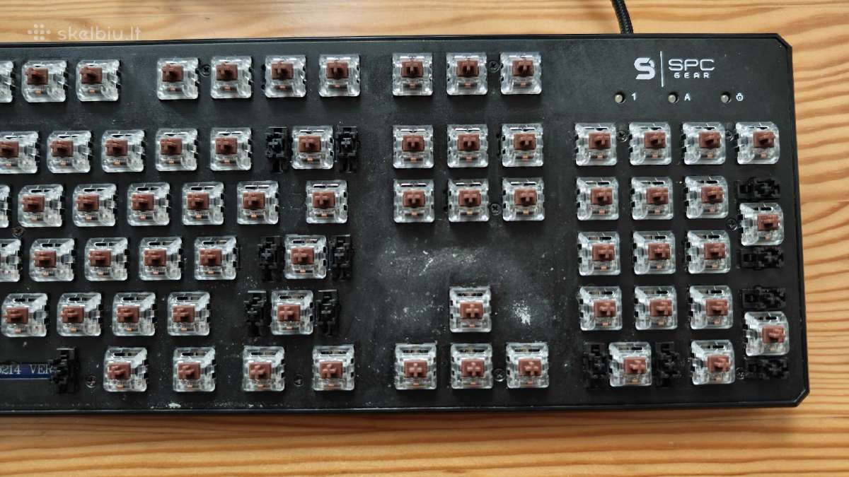 Spc Gear Gk540 browklaviatūra + pudding keycaps - nuotraukos Nr. 8