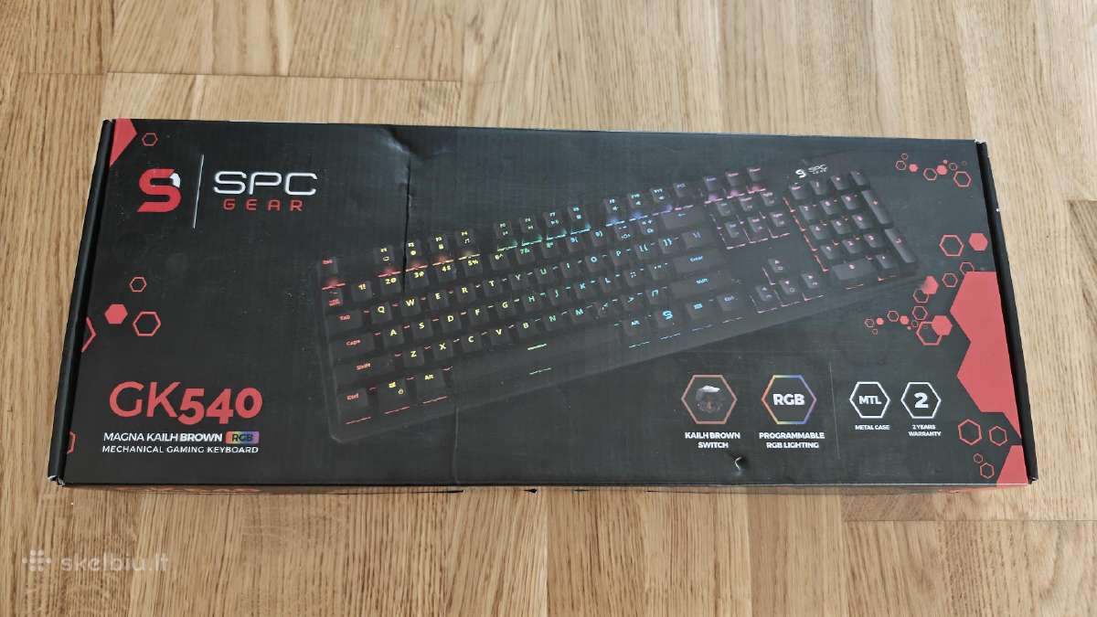Spc Gear Gk540 browklaviatūra + pudding keycaps - nuotraukos Nr. 11