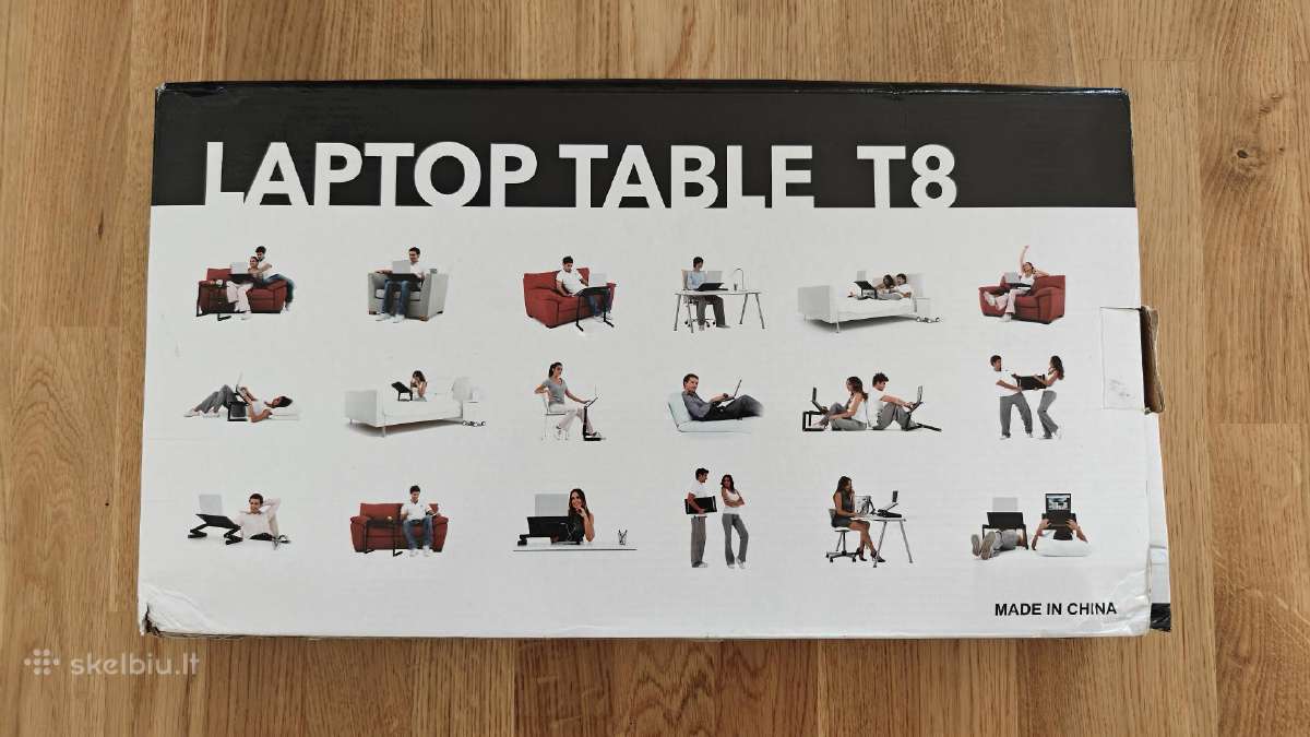Daugiafunkcis nešiojamojo kompiuterio stovas T8 - nuotraukos Nr. 10