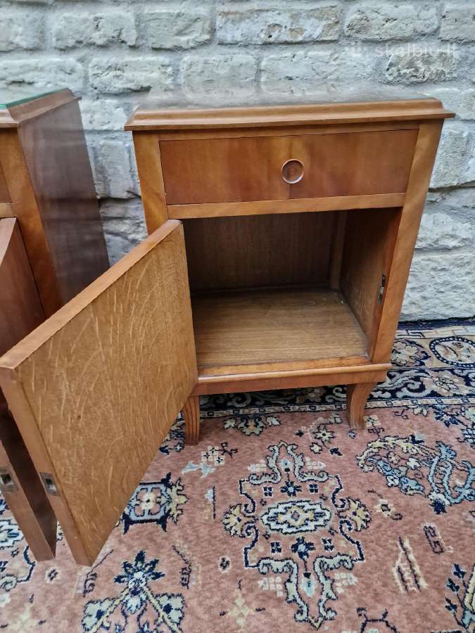 Vintažinės Art Deco autorinės naktinės spintelės - nuotraukos Nr. 6