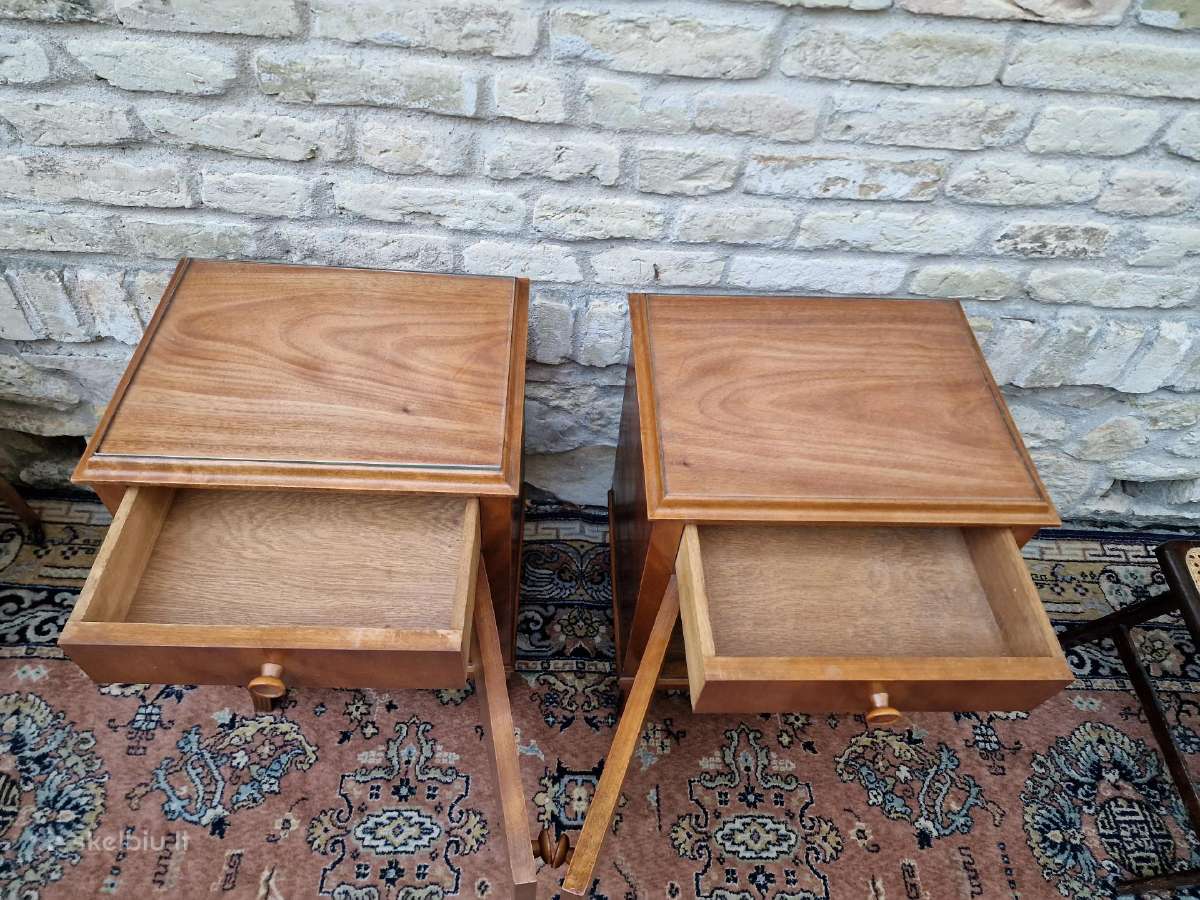 Vintažinės Art Deco autorinės naktinės spintelės - nuotraukos Nr. 10