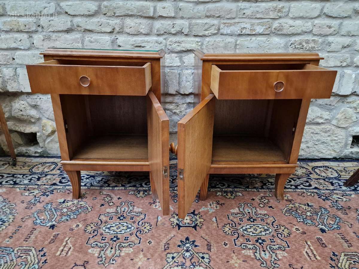 Vintažinės Art Deco autorinės naktinės spintelės - nuotraukos Nr. 13