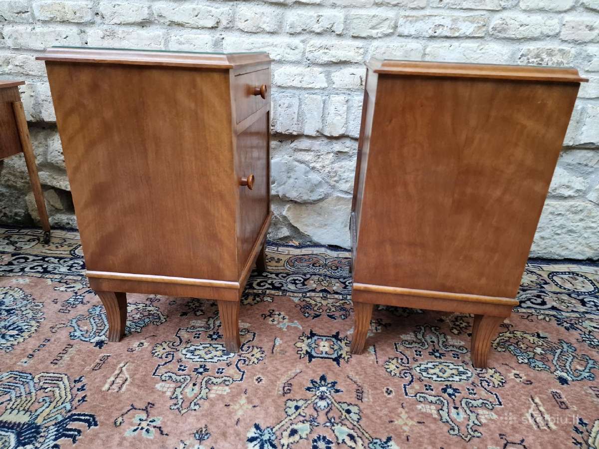 Vintažinės Art Deco autorinės naktinės spintelės - nuotraukos Nr. 20