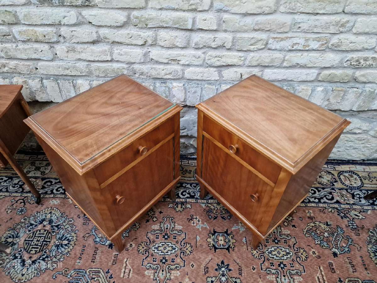 Vintažinės Art Deco autorinės naktinės spintelės - nuotraukos Nr. 26