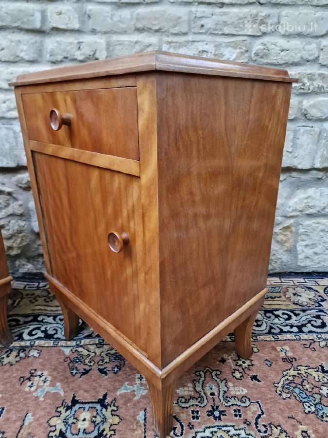 Vintažinės Art Deco autorinės naktinės spintelės - nuotraukos Nr. 30