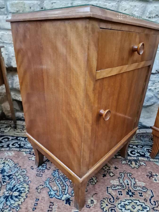 Vintažinės Art Deco autorinės naktinės spintelės - nuotraukos Nr. 38
