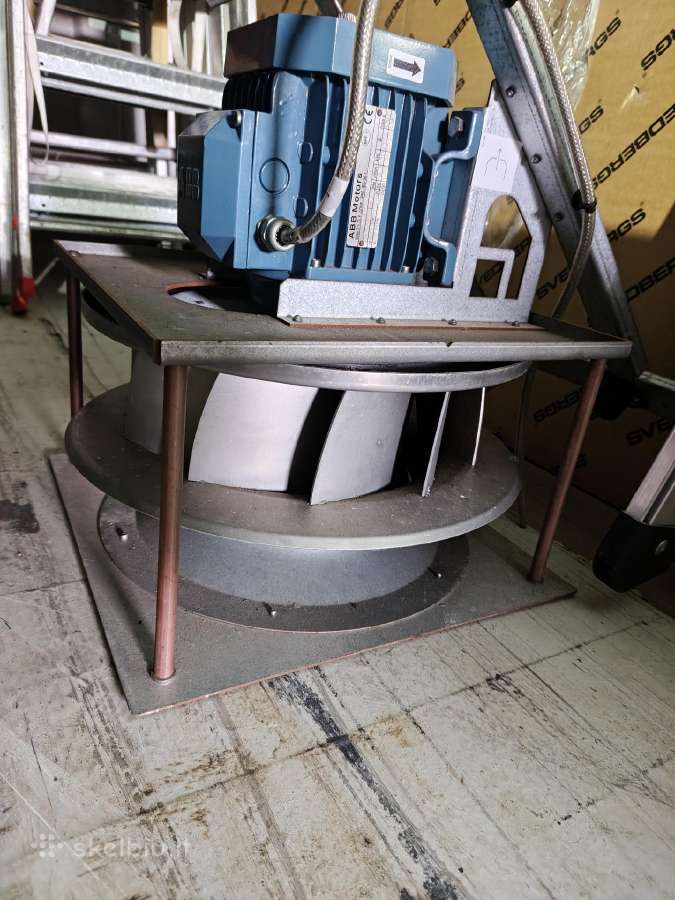 Ventiliatorius su Abb trifaziu elektros varikliu - nuotraukos Nr. 3