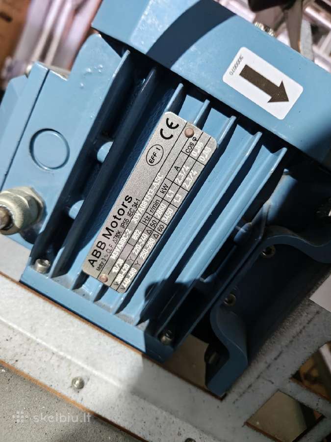 Ventiliatorius su Abb trifaziu elektros varikliu - nuotraukos Nr. 4