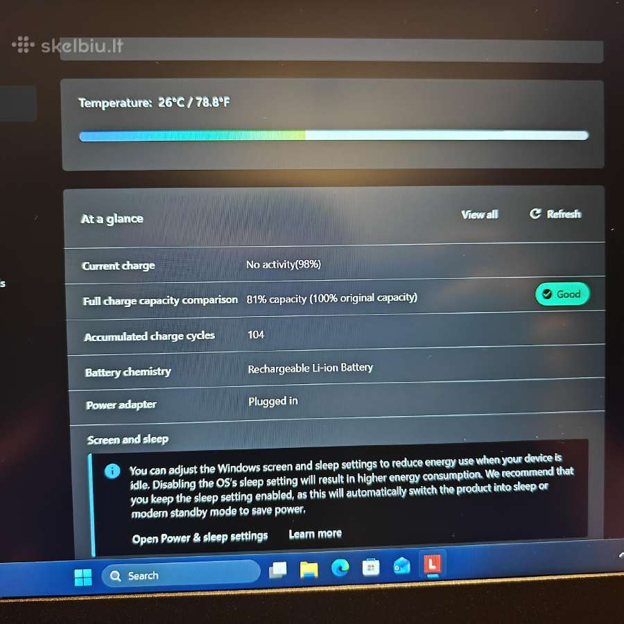 Lenovo Ideapad Gaming 3 4600h/16gb/512ssd/gtx 1650 - nuotraukos Nr. 6