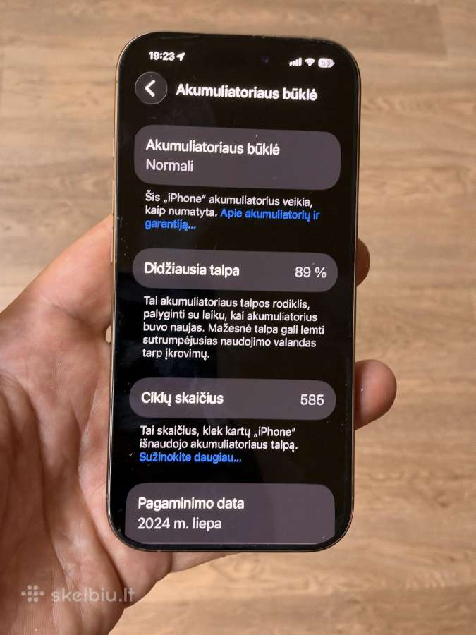 iPhone 16pro -256gb - nuotraukos Nr. 2