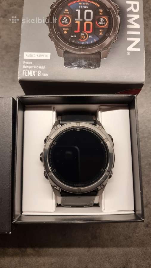 Garmin Fenix 8 51mm Sapphire / Titan Amoled - nuotraukos Nr. 4