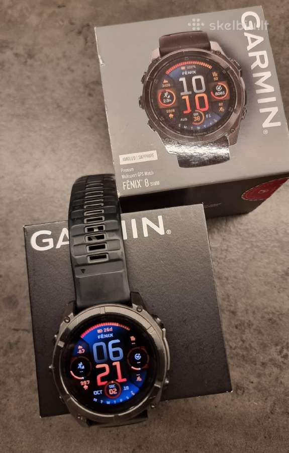 Garmin Fenix 8 51mm Sapphire / Titan Amoled - nuotraukos Nr. 2