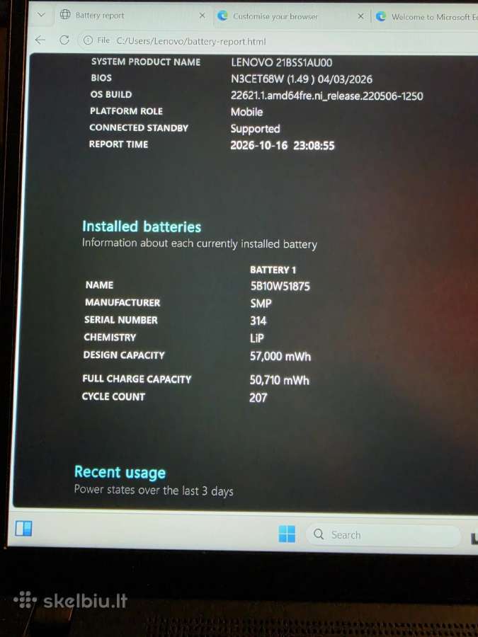Lenovo Thinkpad T14s Gen3 - nuotraukos Nr. 9