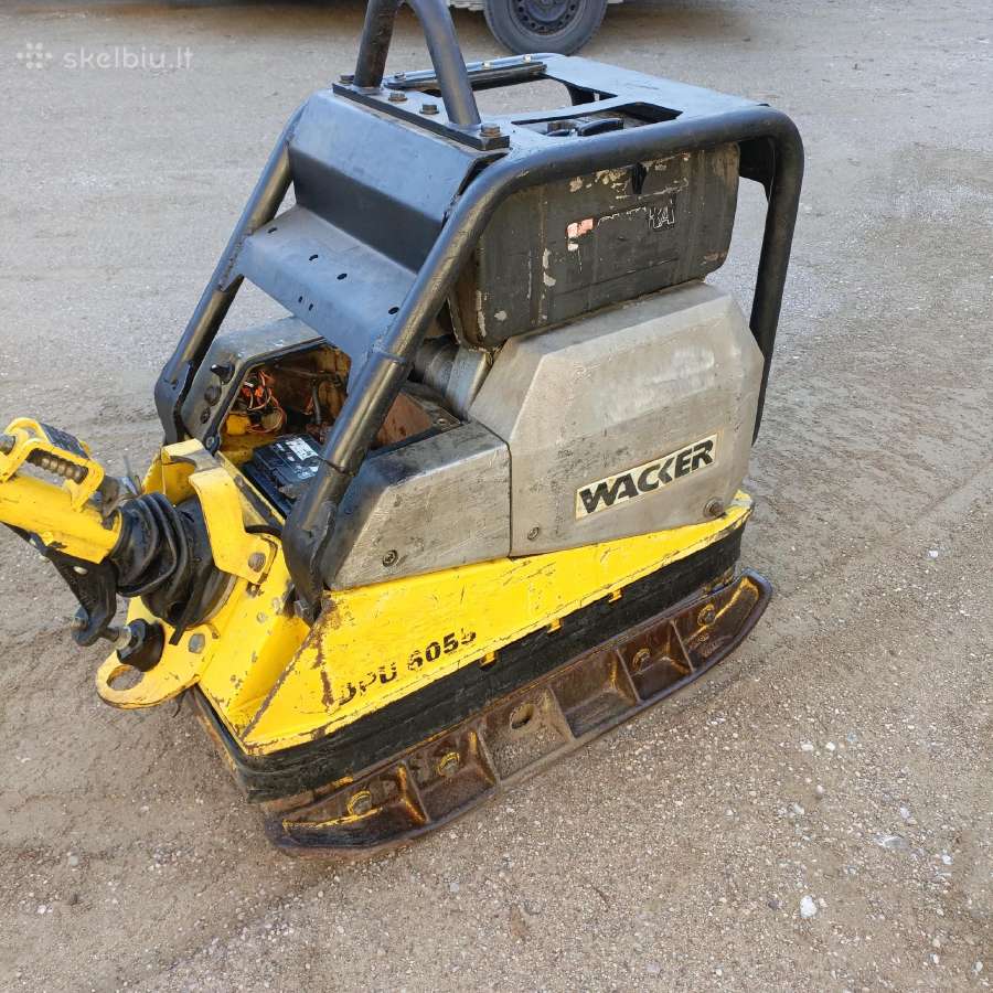 Wacker 485kg vibroplokštė dpu 6055 - nuotraukos Nr. 5