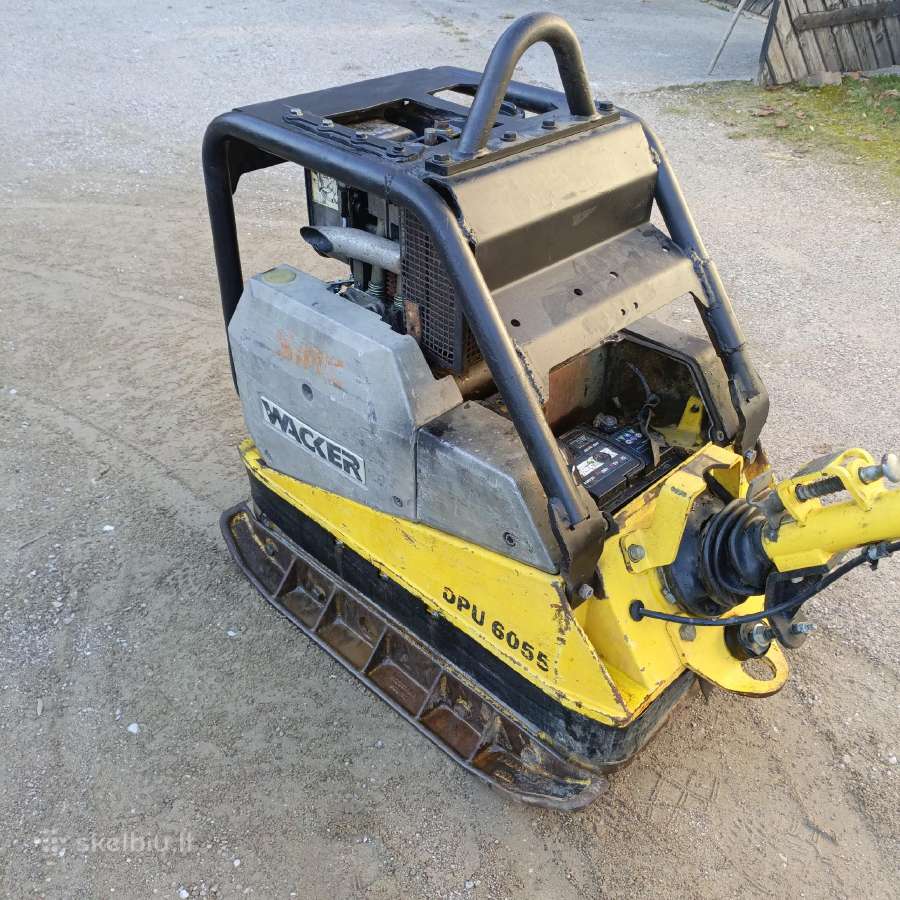 Wacker 485kg vibroplokštė dpu 6055 - nuotraukos Nr. 9