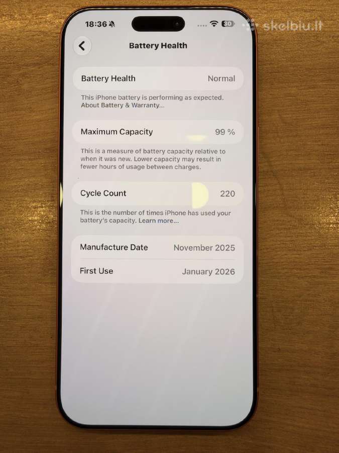 iPhone 17 Pro Max, 256gb, Cosmic Orange - nuotraukos Nr. 8
